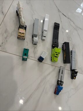 Truck and trailer diecast lot